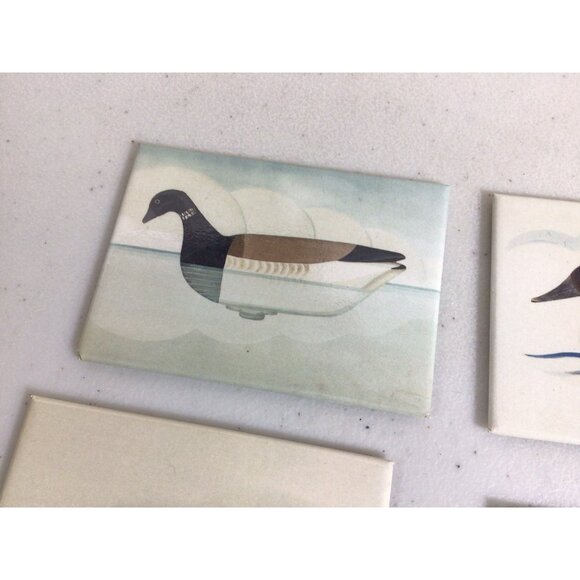 Joel Barber Duck Decoy Fridge Magnets Lot of 4 - Picture 7 of 7
